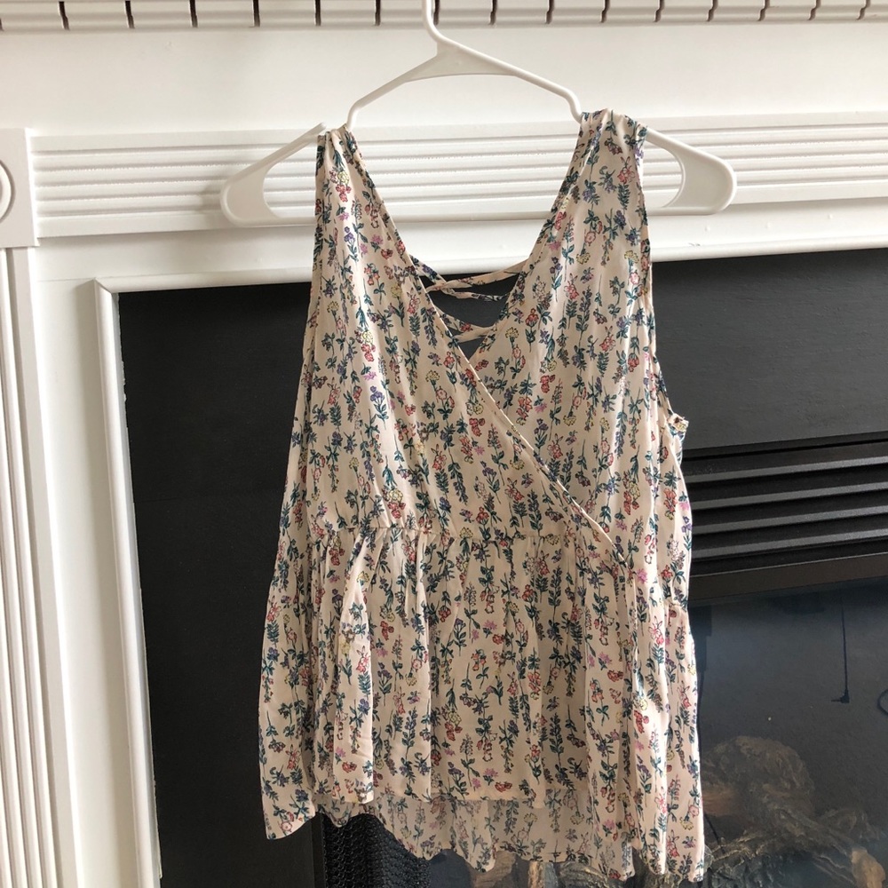 Floral tank top